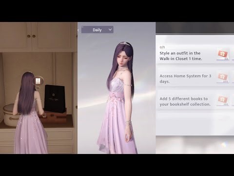 Where is ur bedroom & how to do style an outfit in the walk in closet Love and Deepspace 戀與深空如何在衣櫃換衣