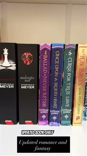 Updated book shelf romance and Romantasy collection