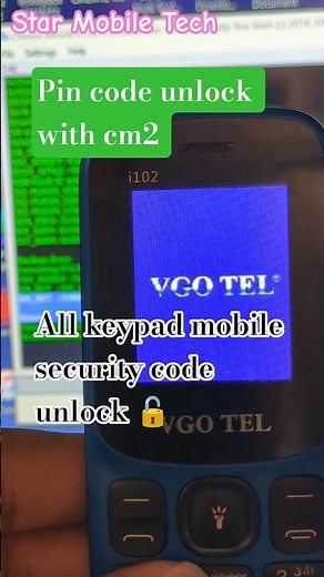 VGOTEL i102 Security Code Reset | CM2 Dongle 2025 forget password How to unlock Vgo tel i 102 cm2