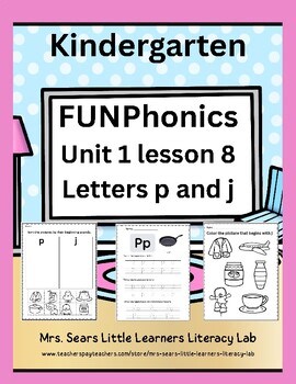 FUNPhonics Kindergarten Unit 1 Lesson 8