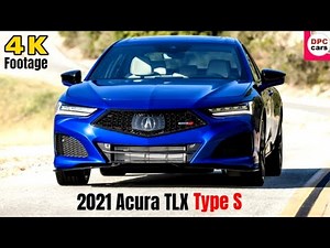 2021 Acura TLX Type S in Apex Blue Pearl 4K Footage