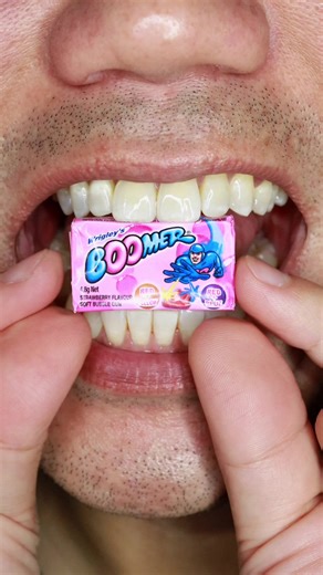 ASMR | Strawberry Flavour | BOOMER Bubble Gum #DoctorTristanPeh #ASMR #ASMRTikTok #ASMRSounds #ASMRTikToks #ASMRVideo #ASMRFood #ASMREating #ASMRSound #ASMRDentist #Satisfying #Fun #TikTok #FYP #Boomer #BubbleGum #Wrigley