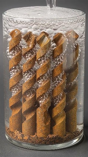 Rusted Drill Bits Restored to New (Insane Cleaning)