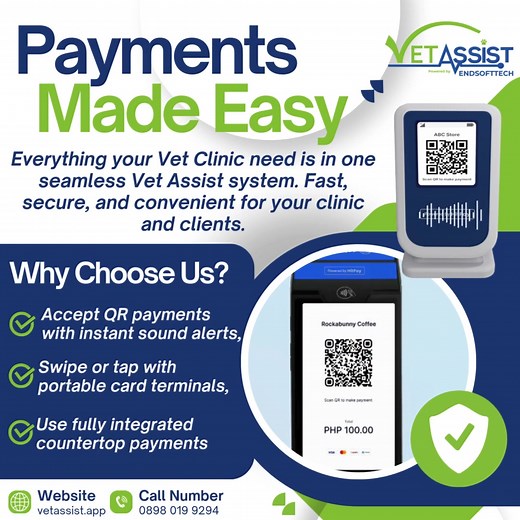 1.9K views |  PAYMENTS MADE EASY WITH VET ASSIST!  Running a...