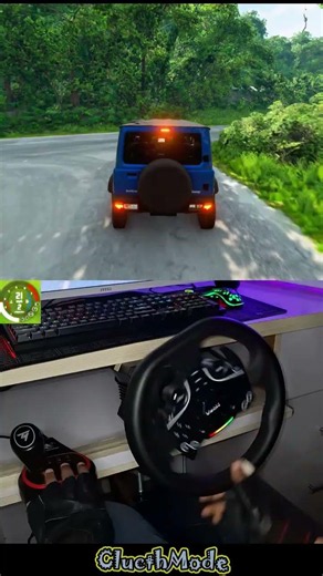 Ep.4 Jimmy Enter In jungle Mud Off-road|Manual POV Suzuki Beast| Gameplay With th8s shifter Moza R5