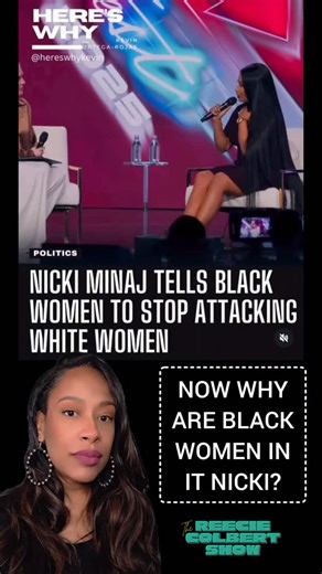 Nicki Minaj aka MAGA Minaj said a lot of ignorant delusional BS on stage with Erika Kirk yesterday, but her throwing Black women under the bus pissed me off me the most. She coulda got her funky a** up there and talked about 800K Black women being unemployed, but instead she used her time to paint us as insecure bullies. GTFOHWTBS! Until white women need a CROWN Act to wear their hair naturally I don't want to hear ish about how they are oppressed for their looks, especially not by Black women. 