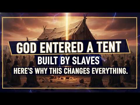 God Entered a Tent Built by Slaves — Here’s Why This Changes Everything #moses #bible #god
