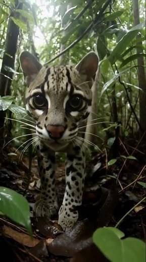 Impresionante Ocelote en la Selva