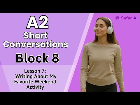 Lesson 7: Writing About My Favorite Weekend Activity