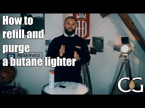 C.Gars - How to refill and purge a butane lighter