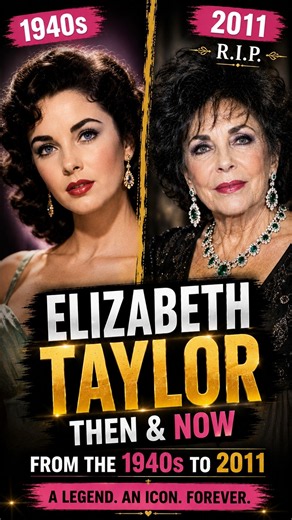 Elizabeth Taylor Through the Years - The Most Beautiful Woman #ElizabethTaylor #thenvsnow