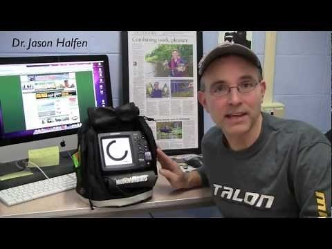 Adjusting the Humminbird 597ci for ice fishing