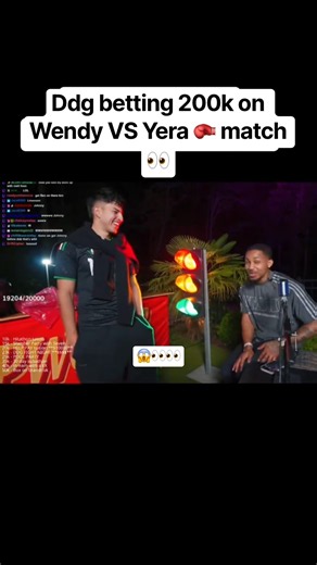 Ddg betting 200k on Wendy VS Yera 🥊 match 👀#wendyortiz #yera #ddg #yurnboi #shorts