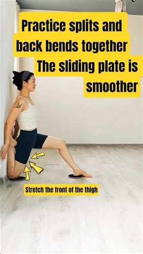 Slide into Flexibility: Splits & Backbends for Thigh Stretching Glory! #shortvideo #strengthexercise