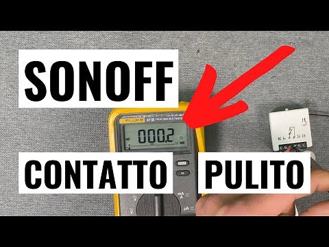 Sonoff mini modifica per contatto pulito