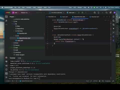 Flutter + NodeJs Rest Api Integration