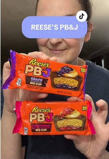 Reese’s PB&J taste test • #reeses #reesespbj #candy #foodreview #eating #pbj