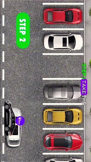 How to Forward Park Correctly 🚘 Simple Visual Guide | Lima Driving Academy #Shorts