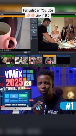 New VMix Professional Live-streaming Tutorial Series #livestreaming #vmix #tutorial