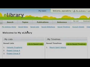 eLibrary: Instructional Support