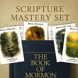 Book of Mormon Scripture Mastery Cards: Missionary Study (digital Download) - Etsy Canada