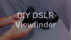 LCD Viewfinder Loupe Made Using a Child Binocular Toy