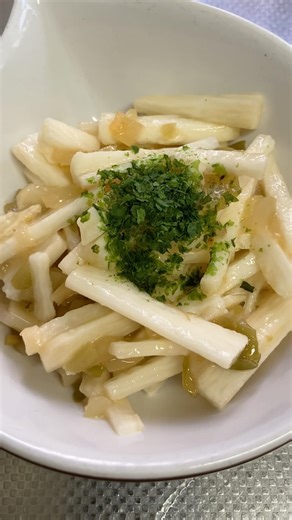 細切り長芋のザーサイ和え作った‼︎