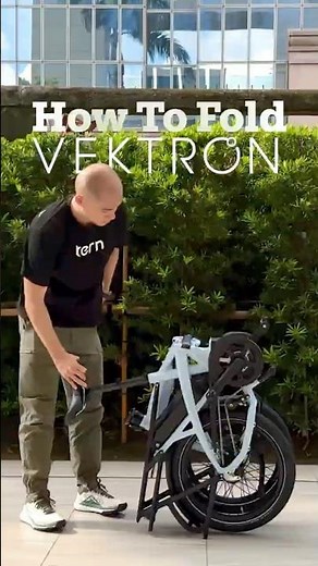 How to Fold Your Tern #Vektron Folding EBike