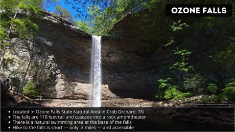 This Tennessee Waterfall is Taller Than the Statue of Liberty