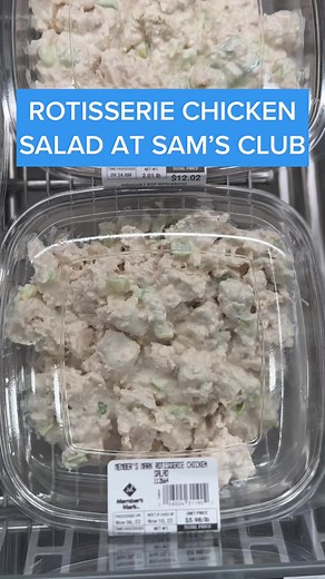 Have you tried the rotisserie chicken salad from Sam’s Club?! It’s a favorite in our house! It’s delicious on its own but also great to make a quick sandwich for lunches! #samsclub #samsclubfinds #samsclubmusthaves #samsclubfood #chickensalad #recipe #food #foodie #easyrecipe