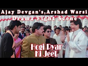 Ajay Devgan Drama Fight Scene | Hogi Pyar Ki Jeet Movie