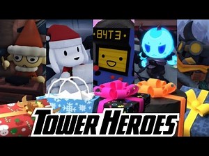 All NEW Tower Heroes Present Skins Showcase