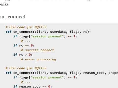 Paho MQTT Python Client 2 versus 1.x Overview