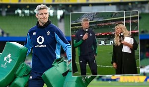 Six Nations presenter put on the spot in interviewing her Ireland coach husband after Wales clash