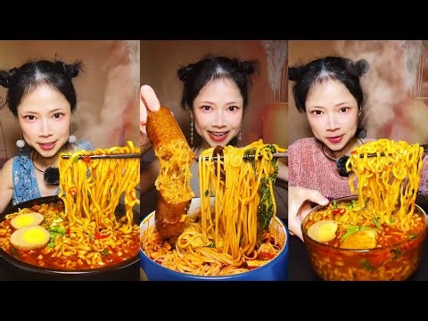 Spicy Chinese Mukbang Food Noodles Eating | ASMR/EATING 중국먹방! 吃播吃