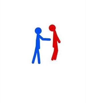 pivot fight blue vs red 3 #shorts #animation