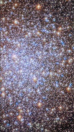 Beautiful like diamonds in the sky! Globular Cluster NGC 6723 — Hubble Telescope #shorts