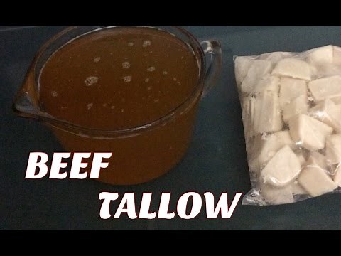 KETO//HOW TO MAKE BEEF LARD//TALLOW