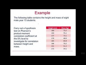 OCR Statistics: Bivariate data 1-5