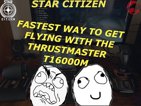 Star Citizen - Easy/fast setup of Thrustmaster T16000M Joysticks