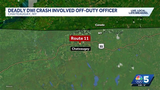 Off-duty corrections officer charged with DWI, manslaughter following Chateaugay crash, police say