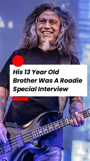 Tom araya slayer: His 13-Year-Old Brother Was A Roadie