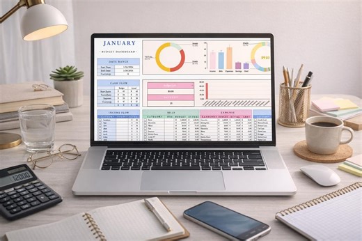 Monthly Budget Planner Google Sheets | Biweekly Paycheck Budget | Bill Tracker | Savings Tracker | Debt Payoff | Expense Log - Etsy