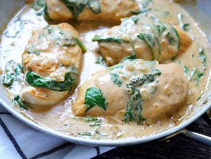 Easy Chicken Florentine (Paleo, AIP, Whole30, Keto)