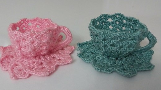 Awesome ! A Tea Cup and Saucer crochet tutorial👌🥰💥 | Easy Knitting