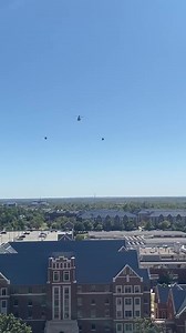 2.5K views · 93 reactions | Hear that? That's the sound of freedom flying over last weekend's Oklahoma Football game. Check out another view of your Oklahoma National Guard flyover of the Gaylord Family - Oklahoma Memorial Stadium in Norman. : Tori Naber #Boomer Oklahoma Sooners The University of Oklahoma | Oklahoma National Guard | Facebook