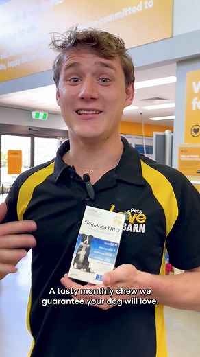 Simparica TRIO is a delicious monthly chew your dog is sure to love! It’s now the world’s #1 all-in-one parasite protection for dogs, safeguarding your furry friend from deadly parasites. Plus, for a limited time, receive a FREE dose with the purchase of any 3- or 6-pack of Simparica TRIO. *Ends 02/12/2024. Head to petbarn.com.au for further terms and conditions. | Petbarn