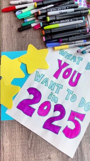 DIY New Year’s Resolution Star Garland | Fun 2025 Craft for Kids!