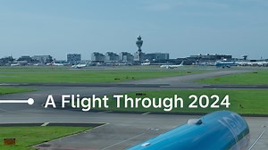 99K views · 717 reactions | Let's take a flight through 2024! ✈️ A year full of connections, innovations, countless stories and beautiful milestones. Our year was not without turbulence, but it only fueled our determination to keep improving and connecting the world.  Thank you for being with us in 2024.  We are ready for 2025 and the exciting adventures ahead.  | KLM Royal Dutch Airlines | Facebook