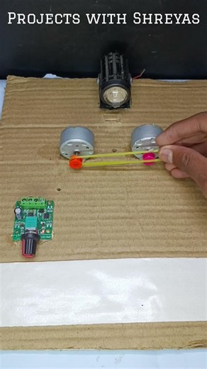 Amazing 🔥 DC Motor Power Transfer 🔌🔌 #simple #amazing #schoolproject #experience #hacks #ideas #diy